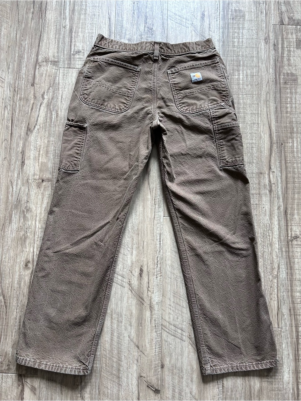 Carhartt FR fire rated Men's Brown Utility carpenter Cargo work Pants workwear